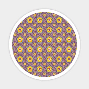 I Got That Floral Feelin' Vintage Pattern Magnet